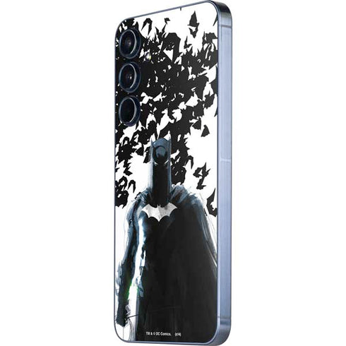 DC Comics Batman Holding batarang Art Galaxy A36 5G Skin